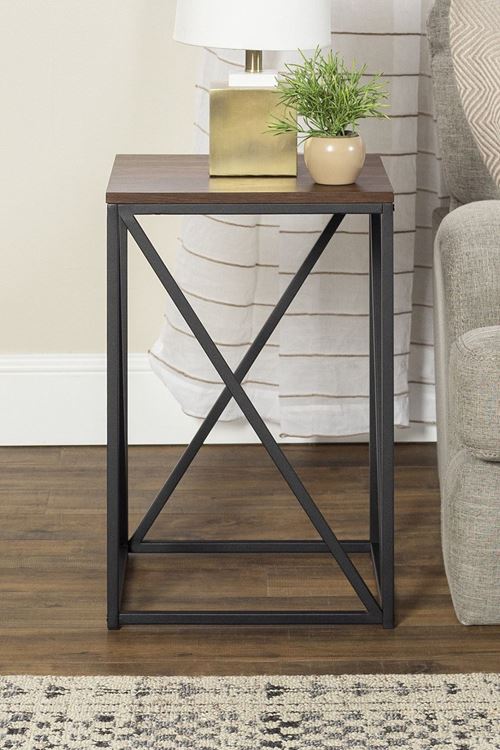 River Metal Ahsap Yan Sehpa