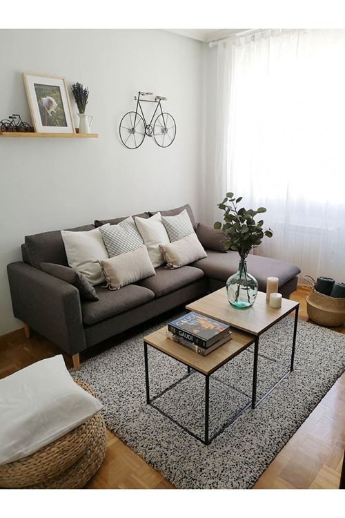 Şirin Ikili Siyah Metal Sehpa