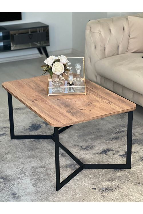 Asya Metal Orta Sehpa Ceviz